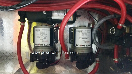 Dual booster pumps Dual booster pumps